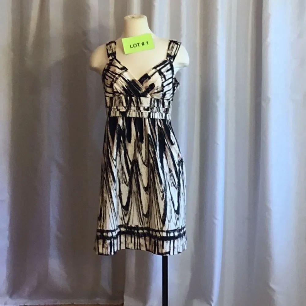 ANN TAYLOR dress in wildlife motif in size 4